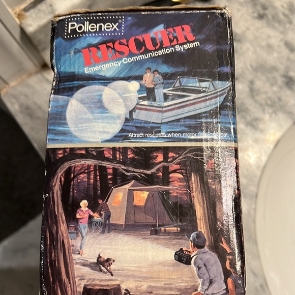 Old school retro style vintage Pollenex Rescuer Emergency communication system - Picture 5 of 6